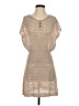 Assorted Brands 100% Polyester Tan Casual Dress Size S - photo 1