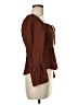 Mi ami 100% Polyester Brown 3/4 Sleeve Blouse Size M - photo 4