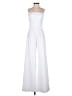 Nookie Solid White Jumpsuit Size S - photo 1