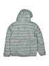 Eddie Bauer 100% Nylon Solid Gray Snow Jacket Size 10 - 12 - photo 2