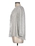 Collective Concepts 100% Polyester Silver 3/4 Sleeve Blouse Size L - photo 5