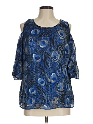 Sara Michelle 3/4 Sleeve Blouse (view 1)