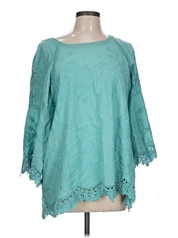 Soft Surroundings 3/4 Sleeve Blouse (view 1)
