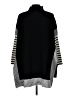 Chicwish 100% Acrylic Stripes Black Poncho Size 10 (estimated) - photo 2