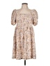 H&M Floral Tan Casual Dress Size L - photo 1