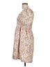 H&M Floral Tan Casual Dress Size L - photo 5