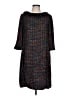Sara Campbell 100% Polyester Tweed Black Casual Dress Size 10 - photo 1