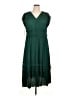 Current Air 100% Polyester Green Casual Dress Size XL - photo 1
