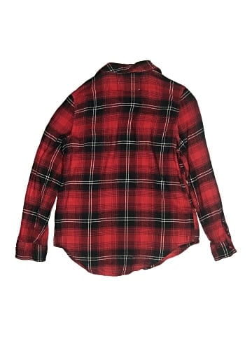 Justice Long Sleeve Button-Down Shirt (view 2)
