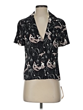 Reformation Short Sleeve Blouse