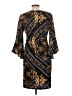Olivia Matthews Paisley Blue Cocktail Dress Size L (petite) - photo 2
