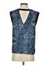 BCBGMAXAZRIA Blue Sleeveless Blouse Size S - photo 2