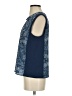 BCBGMAXAZRIA Blue Sleeveless Blouse Size S - photo 5