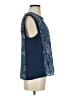 BCBGMAXAZRIA Blue Sleeveless Blouse Size S - photo 4