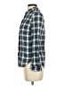 Massimo Dutti Plaid Green Long Sleeve Button-Down Shirt Size 2 - photo 5