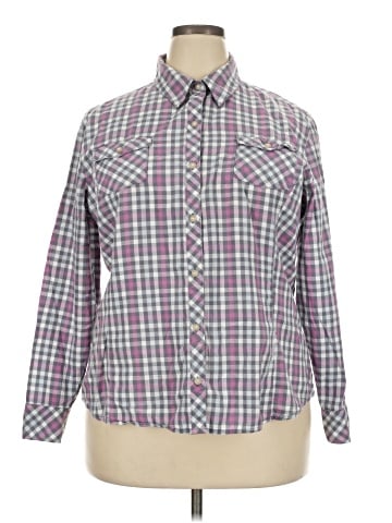 Riders by Lee Long Sleeve Button-Down Shirt (view 1)