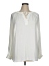 Nine West Ivory Long Sleeve Blouse Size 1X - photo 1