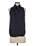 Ann Taylor LOFT 100% Polyester Blue Sleeveless Blouse Size XS - photo 1