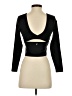 Fabletics Black 3/4 Sleeve Top Size S - photo 2