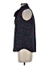 Ann Taylor LOFT 100% Polyester Blue Sleeveless Blouse Size XS - photo 5