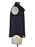 Ann Taylor LOFT 100% Polyester Blue Sleeveless Blouse Size XS - photo 4