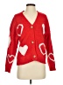 No Boundaries Hearts Red Cardigan Size XXS - photo 1