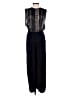 Assorted Brands 100% Polyester Black Jumpsuit Size S - photo 1