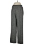 Petite Sophisticate Chevron-herringbone Gray Wool Pants Size 4 - photo 1