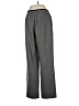 Petite Sophisticate Chevron-herringbone Gray Wool Pants Size 4 - photo 2