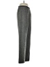 Petite Sophisticate Chevron-herringbone Gray Wool Pants Size 4 - photo 4