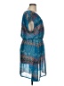 Mossimo Supply Co. Paisley Blue Casual Dress Size XL - photo 4