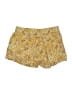 Old Navy 100% Viscose Paisley Yellow Shorts Size M - photo 2