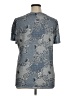 Cato Paisley Blue Short Sleeve Henley Size XL - photo 2
