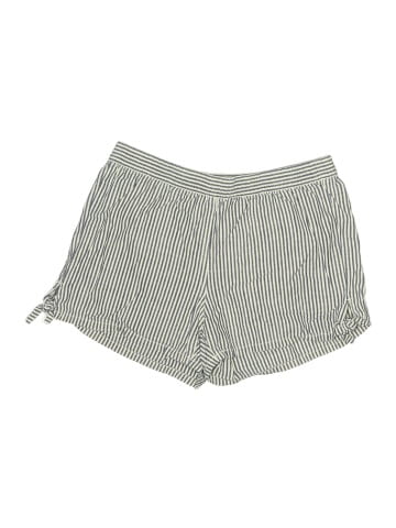 Madewell Pull-On Side-Tie Shorts in Chambray Stripe (view 1)