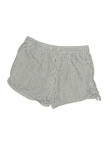 Madewell Pull-On Side-Tie Shorts in Chambray Stripe (view 2)