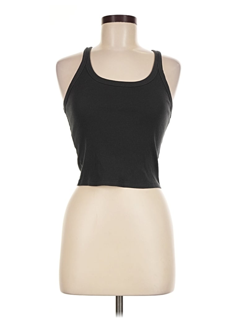 Pre-owned Wild Fable Tank Top Black Halter Neckline Tops