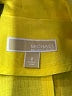 MICHAEL Michael Kors 100% Linen Yellow Blazer Size 2 - photo 6