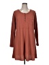 Ocean + Coast Solid Brown Casual Dress Size 1X - photo 1