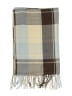 Assorted Brands Plaid Gray Blue Scarf One size - photo 2