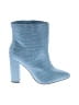 Just Fab Blue Ankle Boots Size 10 - photo 1