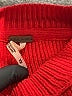 Free People Red Pullover Sweater Size M - photo 7