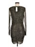 Steve Madden Metallic Gray Cocktail Dress Size M - photo 2
