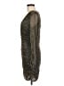 Steve Madden Metallic Gray Cocktail Dress Size M - photo 5