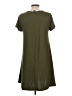 Architect Solid Green Casual Dress Size L - photo 2