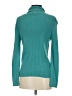Appleseeds 100% Cotton Color Block Teal Turtleneck Sweater Size S (petite) - photo 2