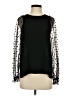 CeCe Black Long Sleeve Blouse Size XS - photo 1