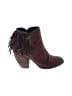 Not Rated Burgundy Ankle Boots Size 7 1/2 - photo 1