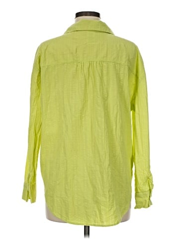 Time and Tru Long Sleeve Button-Down Shirt (view 2)