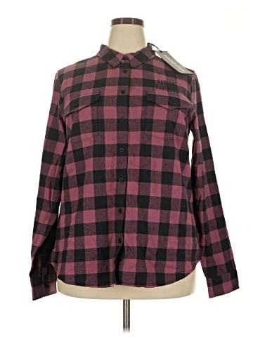 Harley Davidson Long Sleeve Button-Down Shirt (view 1)