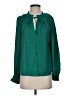 Ann Taylor LOFT 100% Polyester Green Long Sleeve Blouse Size XS - photo 1